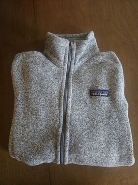 Patagonia Gray Full-Zip Sweater Fleece - Gray